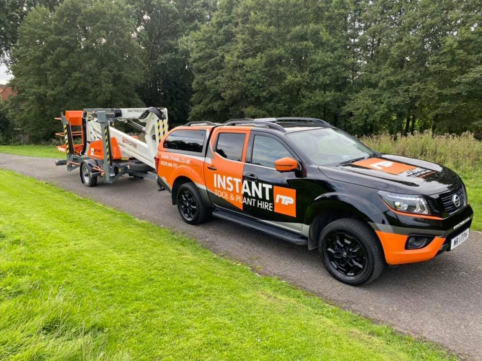 Tow & Go. Instant Tool & Plant Hire Take A Towable Boom To A Customer